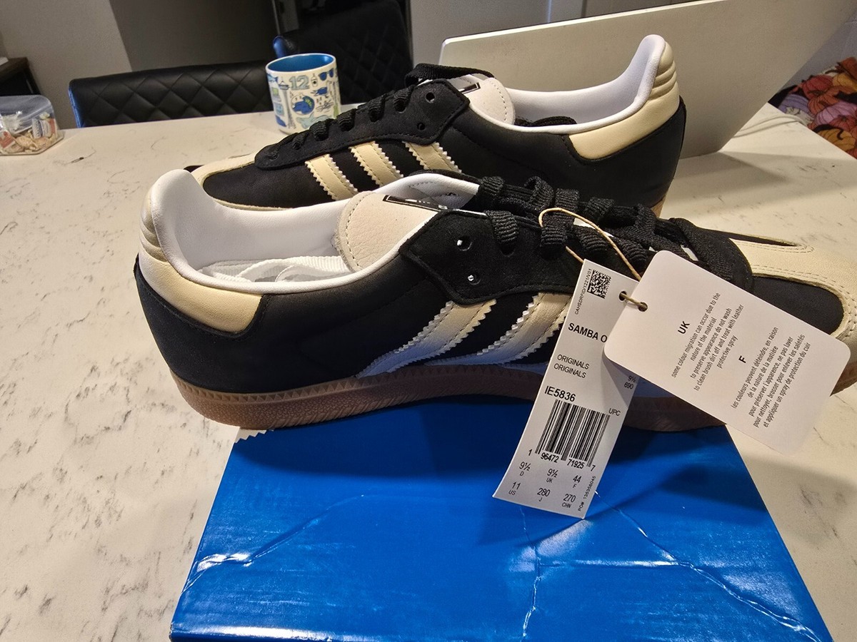 スニーカー Adidas W Samba OG Core Black Wonder White IE5836 W Adidas Originals Samba OG Core Black Wonder White IE5836