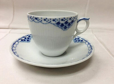 Blue Earthenware  Stoneware Kustavi Sugar Finland Creamer and Candleholder Mocha  Espresso  Coffee Set 8 Cups and Saucers