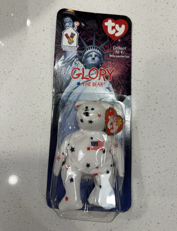 Ty Beanie Babies Glory the Bear McDonald’s Happy Meal 1999 Vintage Plush Toy