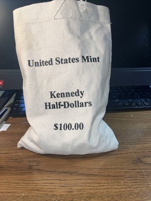 2024 P & D KENNEDY HALVES $100 UNCIRCULATED MINT BAG