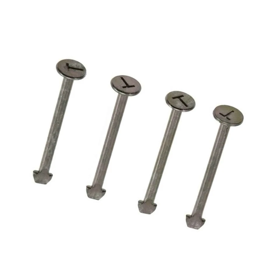 Pin de sujeción de resorte de freno para Buick Park Avenue 1991 | 4 piezas | Acero amarillo Foto 3 de 4