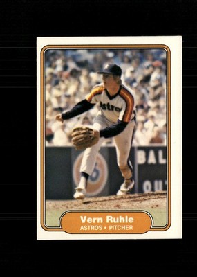 Vern Ruhle 1982 Fleer Baseball Card #228 Houston Astros + Fast Free Ship