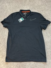 New Nike Men's Golf Sport Swoosh Dri-Fit Polo Short Sleeve 452770-010