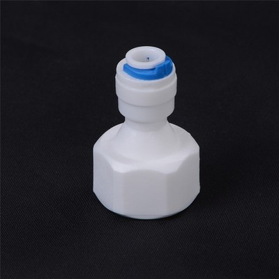 1X 1/4'' Push Fit - 1/2'' Female Thread PE Pipe Fitting Hose Quick Connector=t=