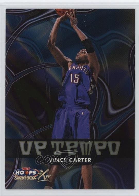 1999-00 Skybox NBA Hoops Decade Up Tempo Vince Carter #8UT HOF 8k7