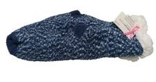 COMFORTcode CuddlDuds  Sherpa Lined Cozy Socks, Blue / Size: 4 - 10