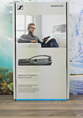 Sennheiser RS 2000   Kabelloses TV-Hörsystem Inkl. OVP und Zubehör