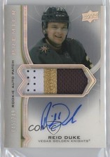 2020 Upper Deck Premier Acetate Rookie 45/249 Reid Duke #AR-RD Patch Auto 14hk