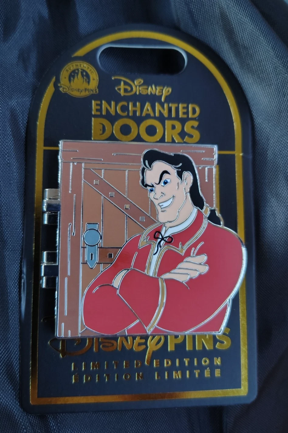 2026 Disney World Exclusive Enchanted Doors Belle Gaston Beauty & The Beast Pin