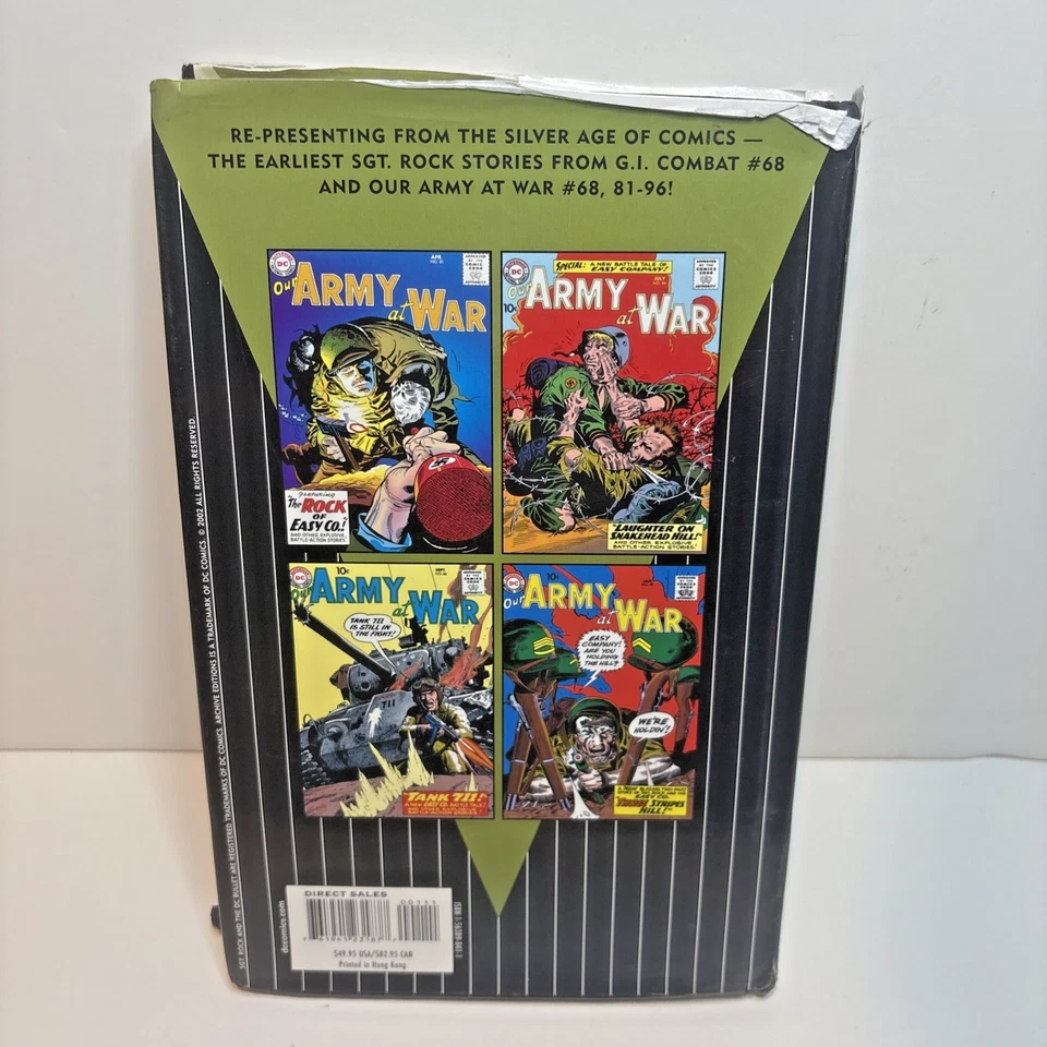 THE SGT. ROCK Archive Editions Vol 1 HC DC Comics OOP First Printing ACCEPTABLE - Image 2 of 4