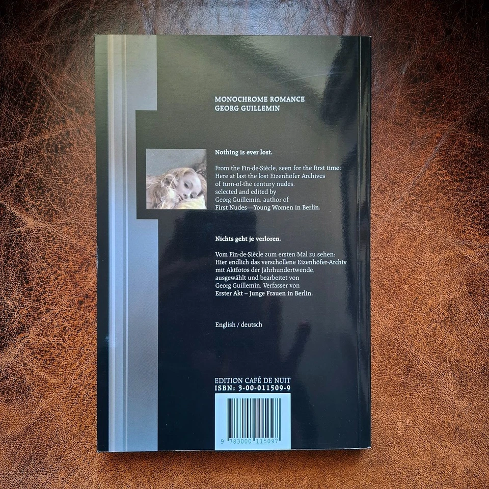 MONOCHROME ROMANCE Guillemin SIGNIERT limitierte Erstausgabe 2003 Erotik Akt - Image 2 of 4