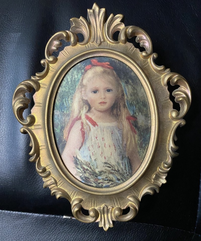 A framed silk-print music box from West Germany — part wall art, part music box, 100% conversation piece from a country that no longer exists.