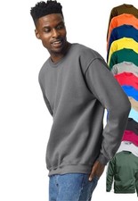 Gildan Mélange Lourd Sweat Col Rond Manches Longues Pull S-5XL