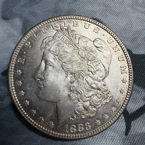1883 P MORGAN SILVER DOLLAR! BEAUTIFUL Uncirculated Coin! WOW!