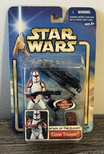 Star Wars The Saga Collection    02 17 Clone Trooper Firing Tripod Cannon 2002