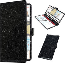 Car Registration and Insurance Holder, Vehicle Glove Box Organizer Cool Car Acce