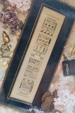 The Drawn Thread MY FAVORITE THINGS SAMPLER Cross Stitch Kit w/Beads & Charm