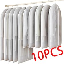 1-10pcs Garment Dust Cover Bag Suit Storage Z...