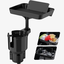 TYKOR Car Cup Holder Tray, Cup Holder Expander Adapter for Car, 9.5  Car Food...