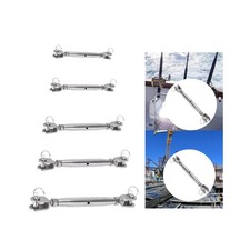 Jaw and Jaw Turnbuckle Length 136mm Turnbuckle Rigging Screw for Rope Cable