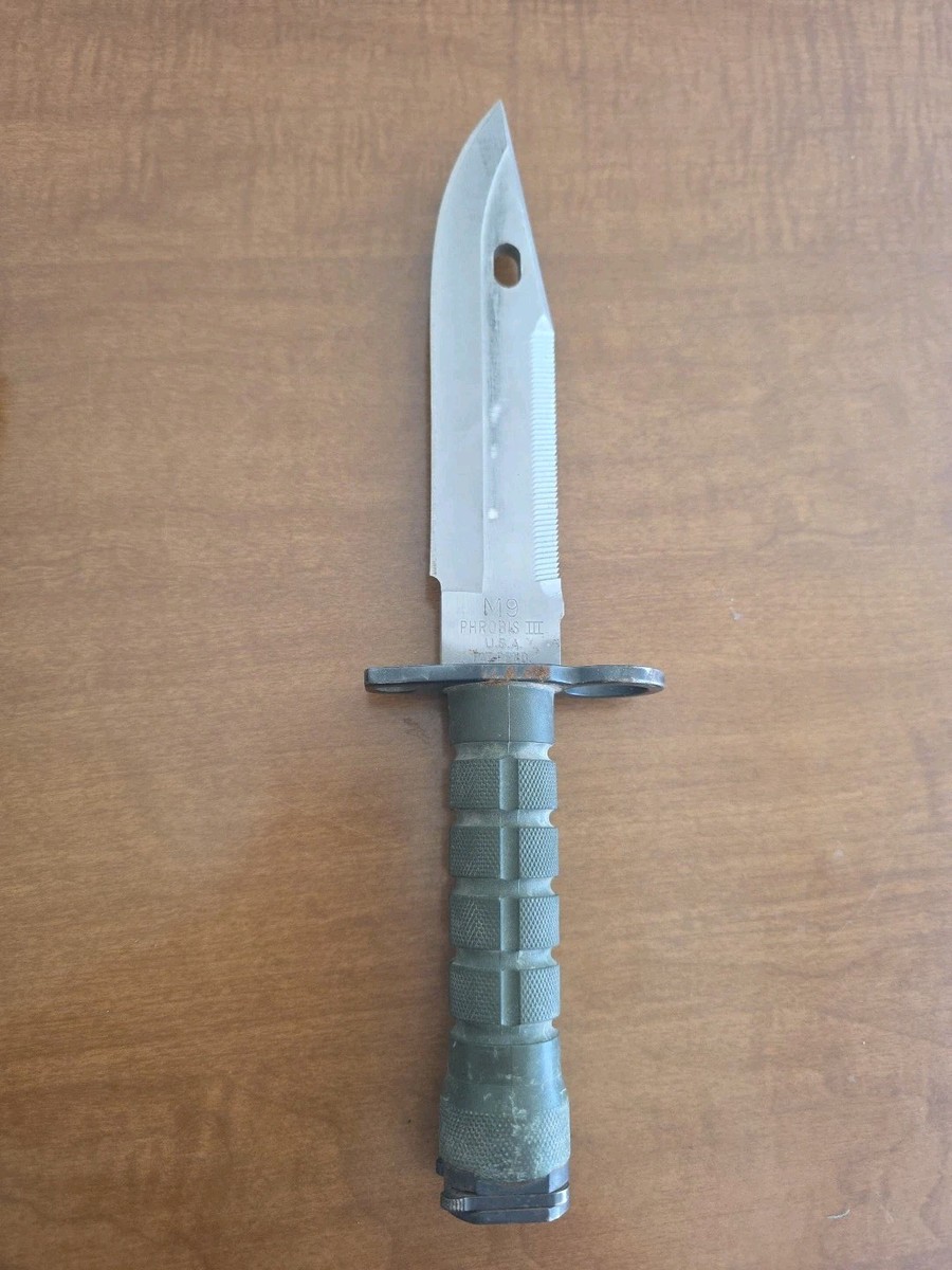 ●M9 PHROBIS INT'L SPAIN USA Original U.S. Military M9 Phrobis III Fixed Blade Combat