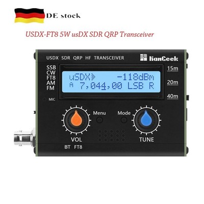 HAMGEEK USDX-FT8 5W usDX SDR QRP Transceiver QCX-SSB to SSB 15m/20m/40m DE