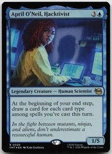 APRIL O'NEIL, HACKTIVIST 0029 TMNT  MAGIC: THE GATHERING FOIL NM/M