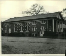 Press Photo Exterior view of Castleberry Baptist Church, Conecuh County