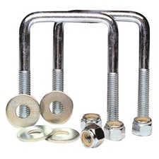 Tie Down Engineering Zinc Plated Square U-Bolt Kit - 86211