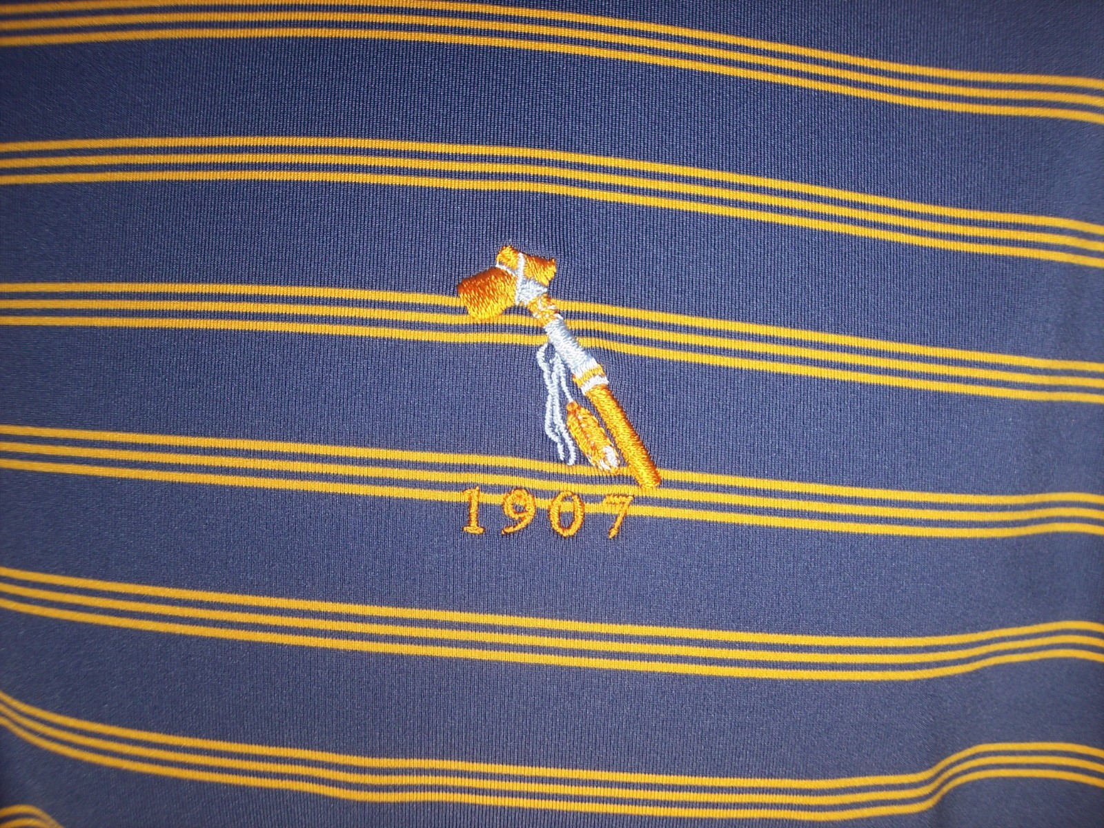 Turtleson Large Blue Striped Performance Stretch … - image 2