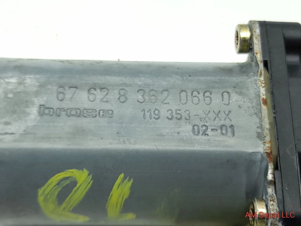 2002 BMW 330xi 330i 325i 325xi E46 седан заднее левое окно мотор 67628362066 - Изображение 2 из 4