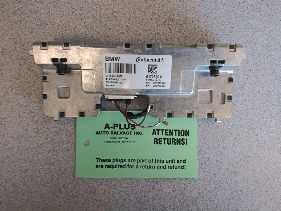 BMW M550i 2019 cámara OEM parabrisas delantero identificación 66519472820 se adapta a 18-19 Foto 2 de 4