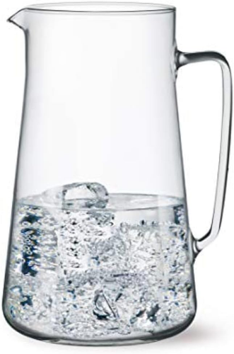 Water Pitcher Large Glass with Spout 2.5 Qt Pitchers Handle Borosilicate Sangria - 第 7/7 張圖片