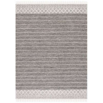 SAFAVIEH Vermont VRM254Z Handmade Black / Ivory Rug