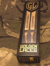 Golden Laces Flat Shoe Laces 45   Basketball Champion NiB