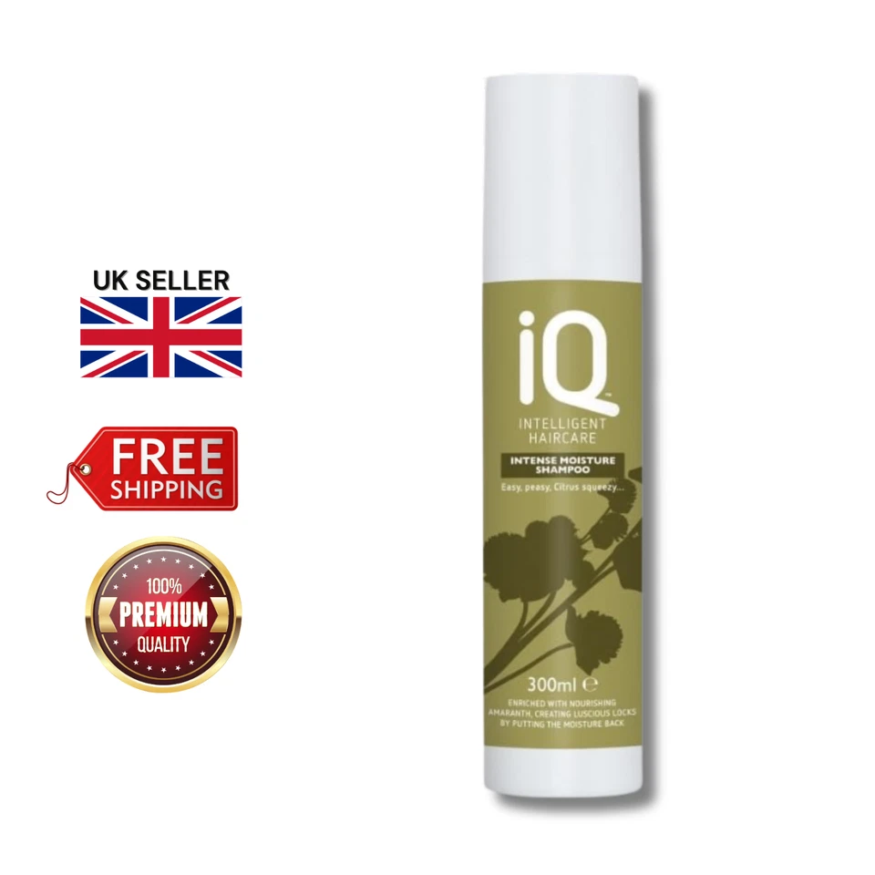 IQ Intelligent Haircare Intense Moisture Shampoo 300ml - Hydration in Every Wash