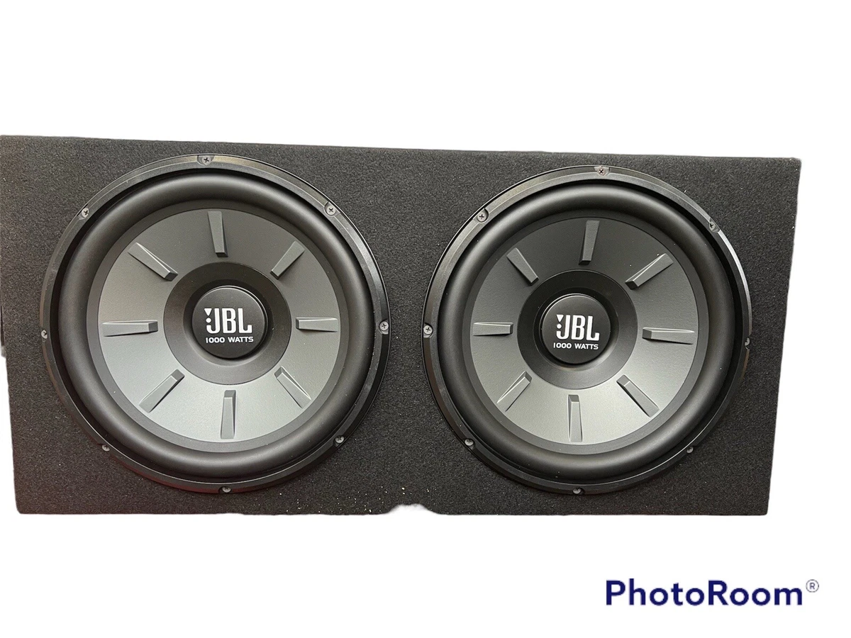 Subwoofer JBL 1000W + boîtier 28L + amplificateur JBL + jeu de câbles OFC