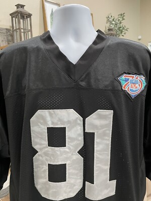 Mitchell Ness Raiders 1994 TIM BROWN 75th NFL PATCH Throwback