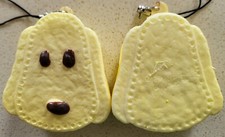 Peanuts Snoopy Banana Bread toast squishy toy cell phone strap keychain