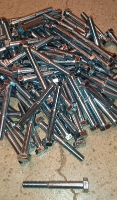 5/16-18 X 2-1/2 Inch Hex Head Screw Bolts - Fully Threaded, Stainless Steel 18-8, Plain Finish, Qty 10 - View #14