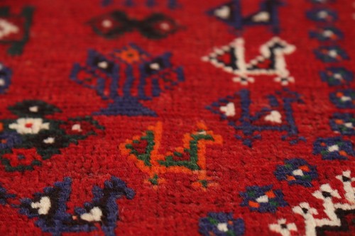 Vegetable Dye Abadeh Geometric Traditional Handmade Room Size Antique Rug 5x9 - Picture 11 of 21