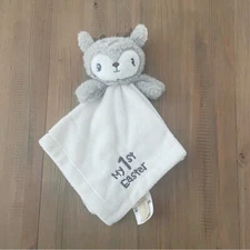 Dan Dee Baby Lovey My 1st Easter Deer Fawn Rattle Nursery Plush Security Blanket