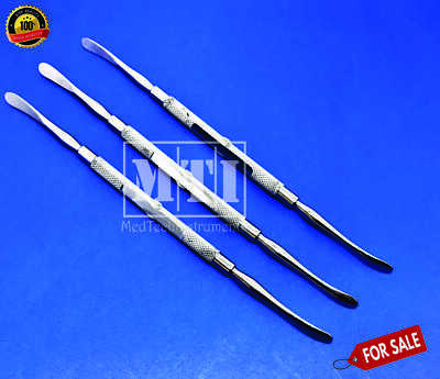 3x Freer Periosteal Elevators Solid Handle, Excellent Quality Dental Instruments