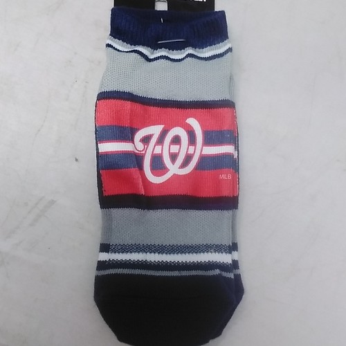 Washington Nationals MLB No Show Socks Size 5-10 FBF Sportswear - Picture 5 of 6