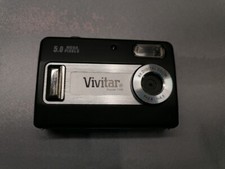 Vivitar ViviCam 5188 Camera 5 MP China Black Not Working For Parts