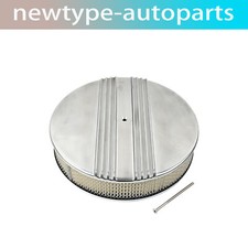 14 X3 Split Finned Aluminum Air Cleaner Edelbrock Holley Chevy Sbc Bbc 350 454