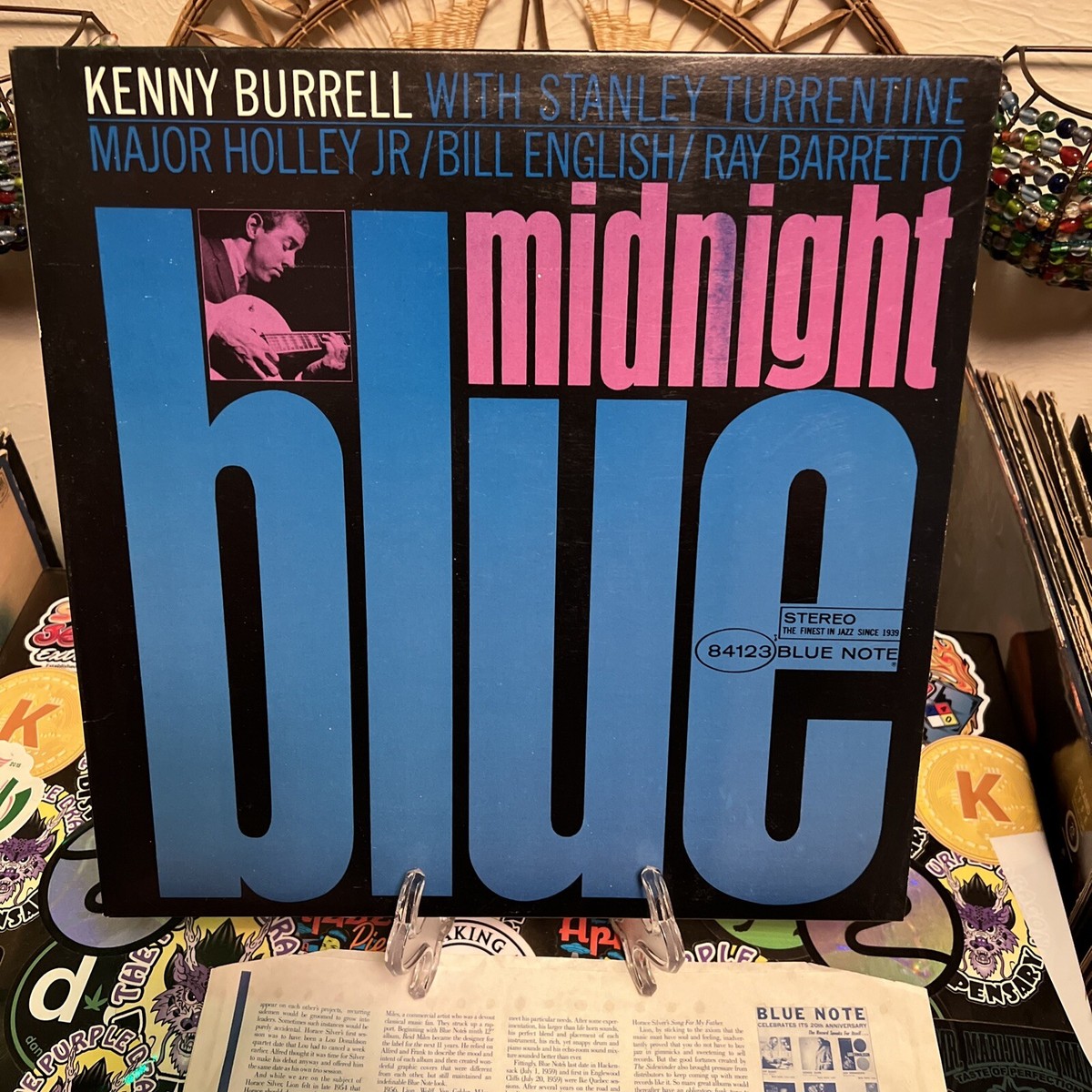 KENNY BURRELL~ MIDNIGHT BLUE ~ BLUE NOTE Vinyl Lp (BST 84123
