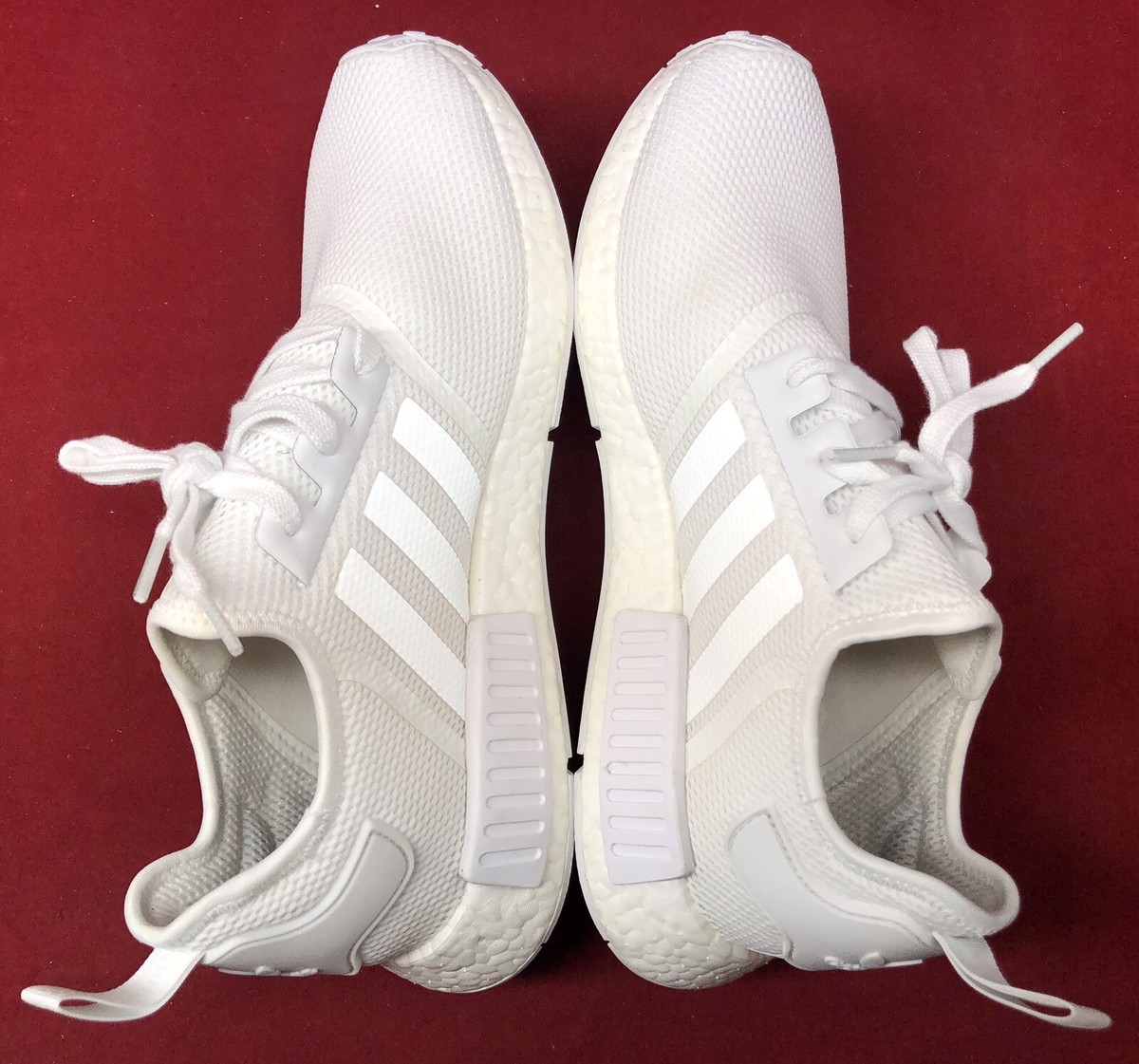 adidas NMD R1 Triple White Monochrome UltraBoost S79166 Sz