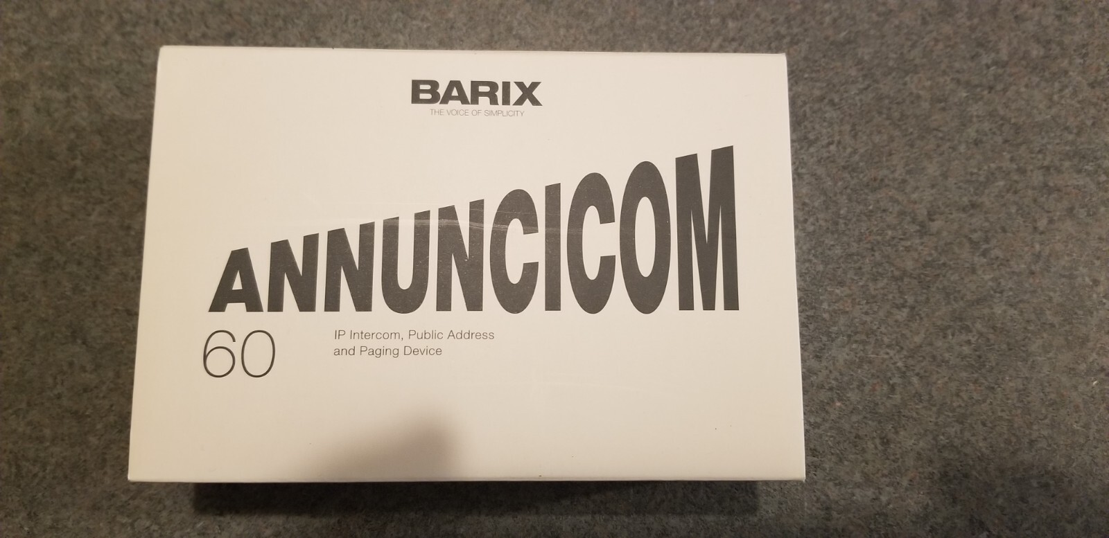 Barix 2012.9120 Annuncicom 60 IP Audio Announcer and Paging System