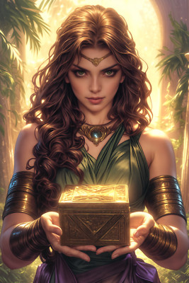 PANDORA Fine Art Print 13x19 Limited to 1 of 30 Mythology Gods